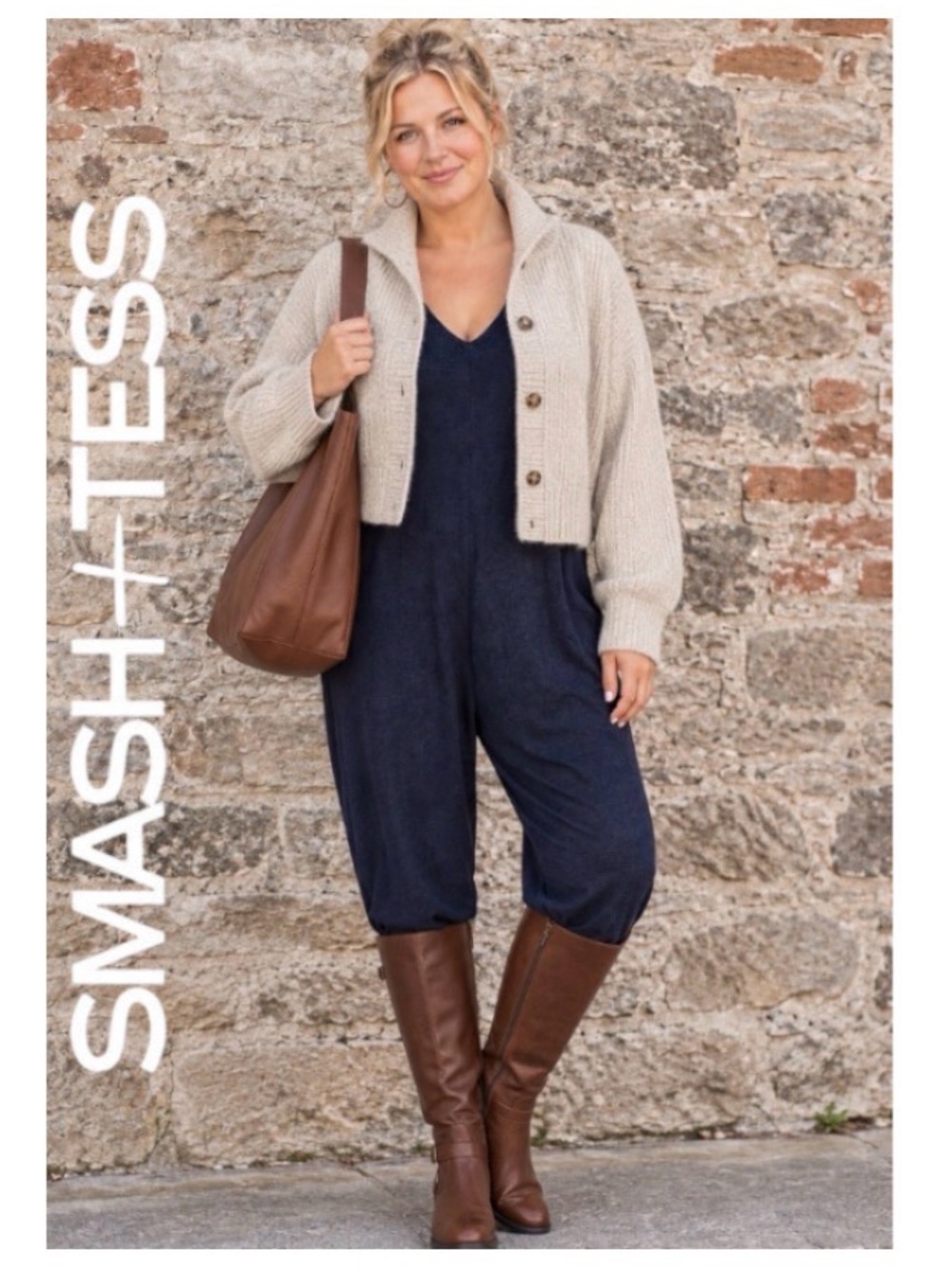 4X Smash+Tess Sunday Romper in Navy
